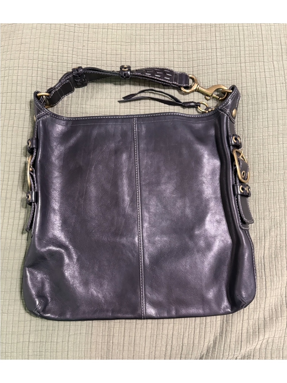 Vintage Coach Y2K Bleacker Felicia XL Hobo Large leather bag